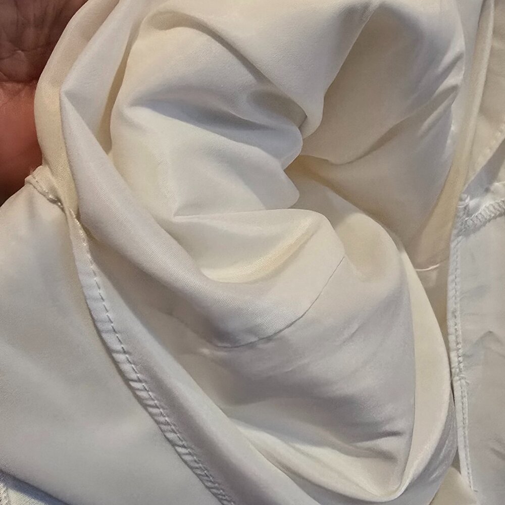 White, one shoulder, ruffled dress - Picture 4 of 5